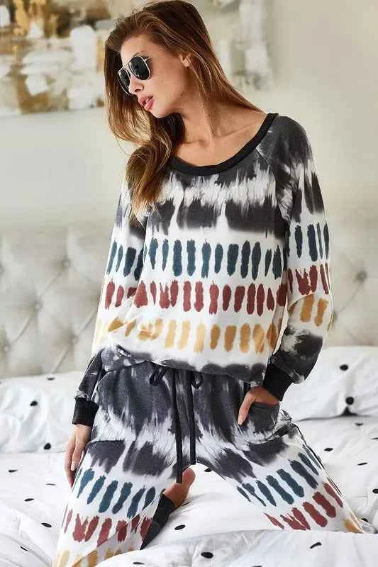 BiBi Tie Dye Print French Terry Top cd073e986f5d45909dd8277a1864c9a2-Max-Origin