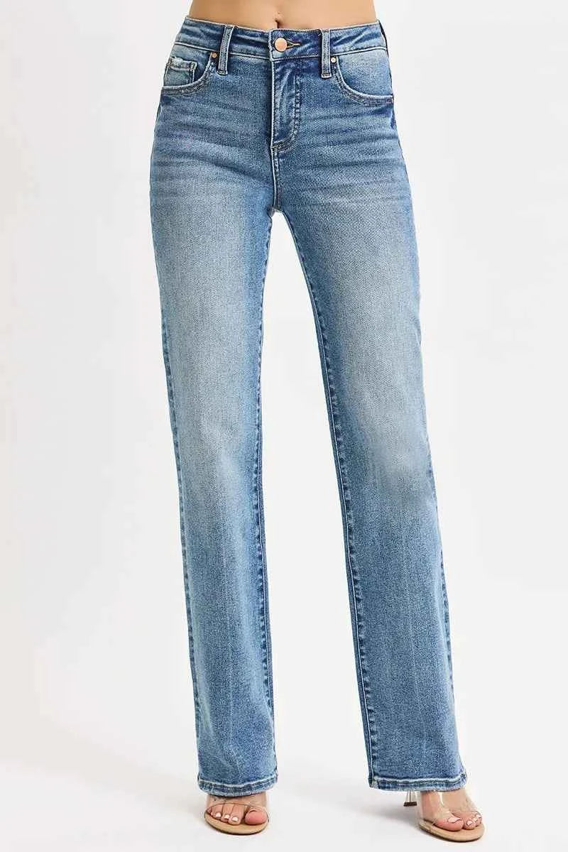 RISEN Full Size Tummy Control High Rise Straight Jeans Plus Size cd09a3e623e14c8ca84f2ab2a0a477e5-Max-Origin