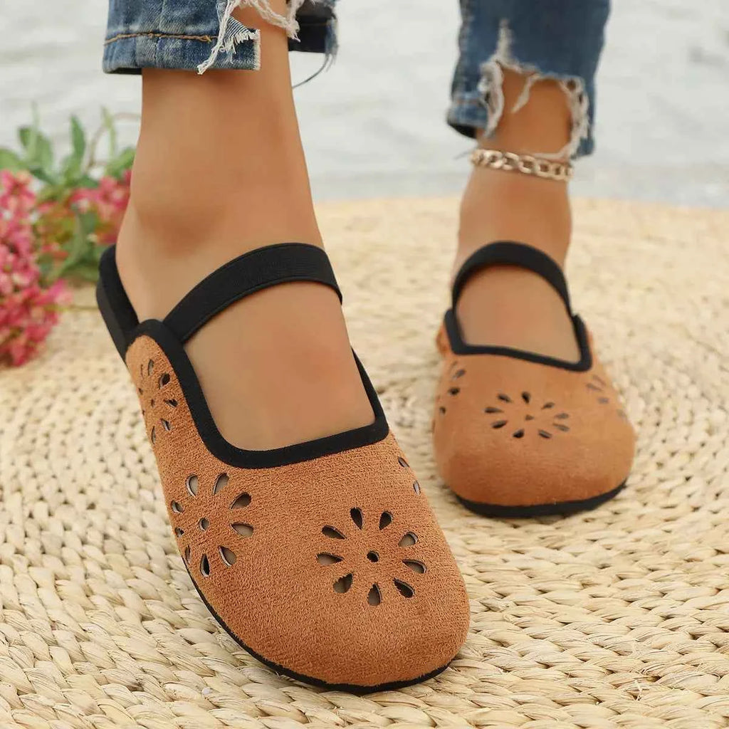 Cutout Round Toe Slip-Ons cd0a51db691147ab86ad3f0c9a79c33e-Max-Origin