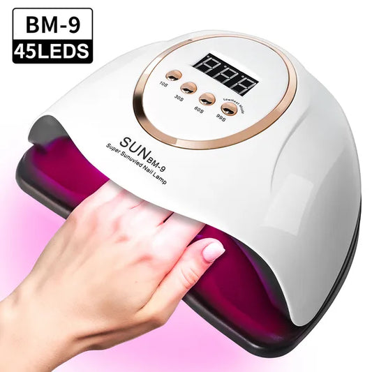 UV LED Nail Lamp,280W Nail Curing Lamps For Gel ish With Automatic Sensor 4 Timer Setting,Led Nail Dryer, Professional Nail Art Drying Tools For Fingernail And Toenail White cd2d6cc3-b703-4ec2-a1e2-38c1e920eac9