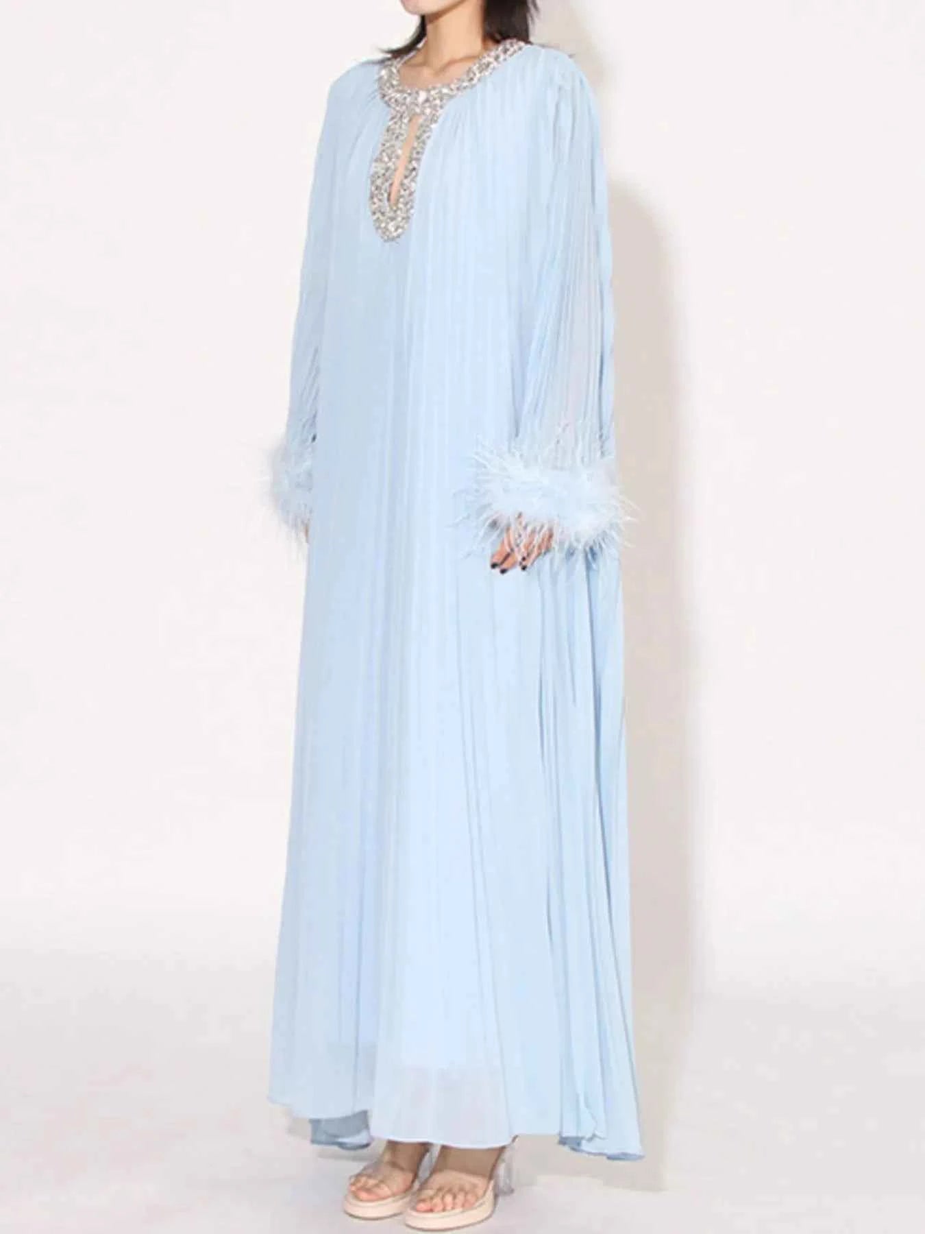 Rhinestone Long Sleeve Maxi Dress cd3679d2-77ed-40db-b680-678e3d543800-Max-Origin