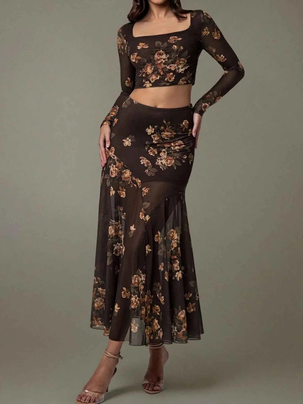 Floral Square Neck Top and Skirt Set cd56696a-b38f-4e24-b447-5500aac90d65-Max-Origin