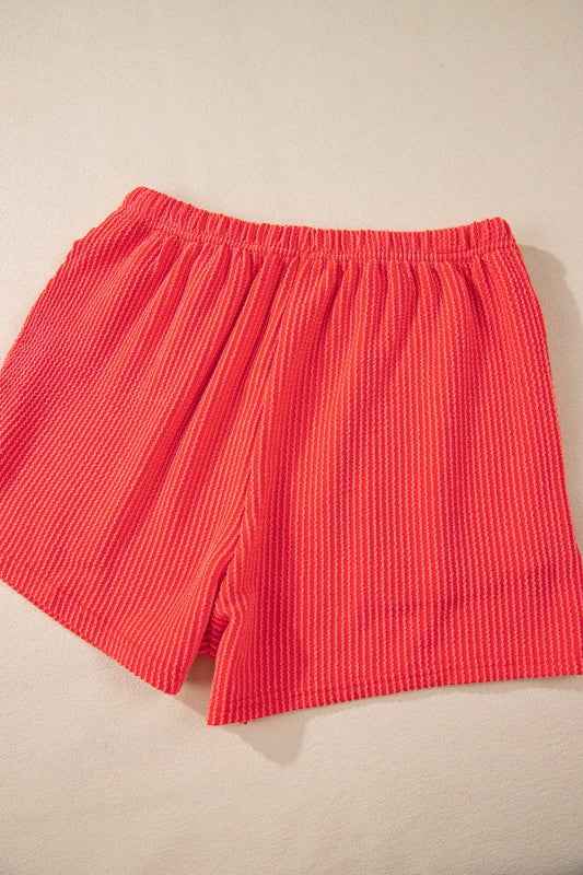 Corded Knit Long Sleeve Top and Shorts Set cd5cb5ab-e915-40c9-aed8-d8e083878d85