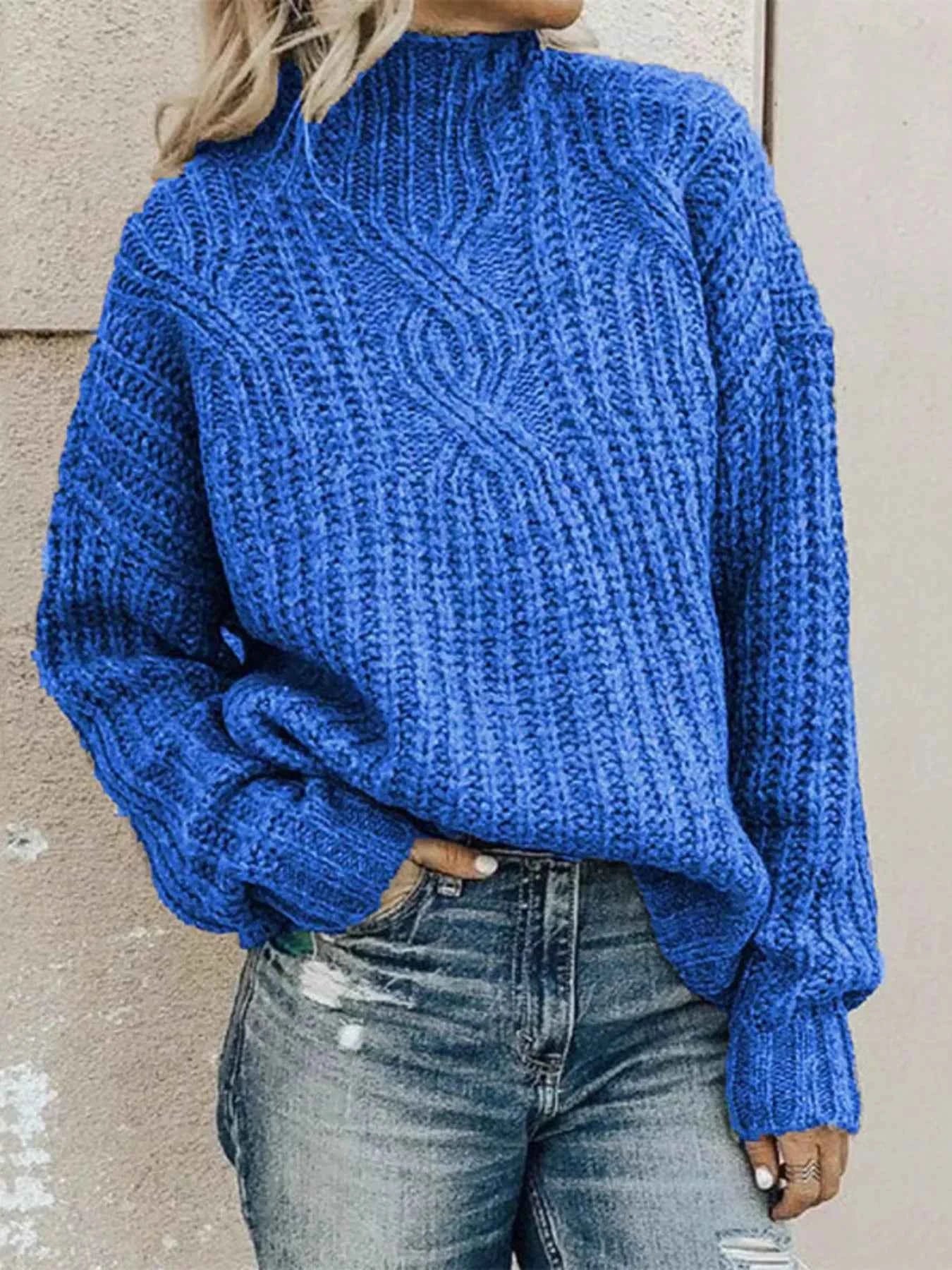 Full Size Turtleneck Long Sleeve Sweater Plus Size Blue cdae7a7a8bb94c93988eed6f8c064ad4-Max-Origin