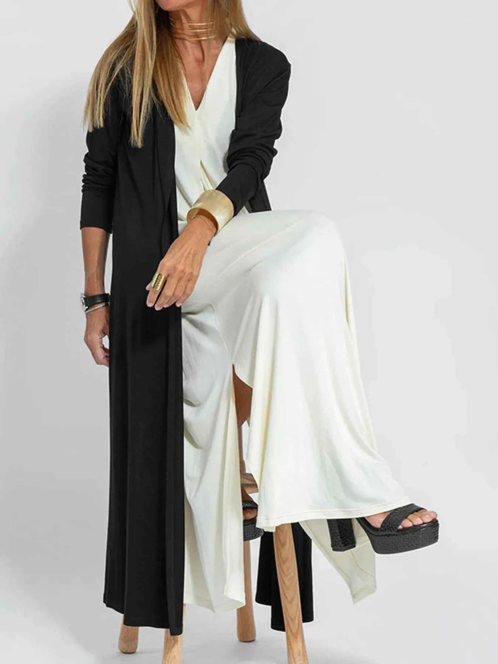 Full Size Open Front Side Slit Longline Cardigan Plus Size cdc7306c-97f5-46d2-b041-8b400f5da06a-Max-Origin