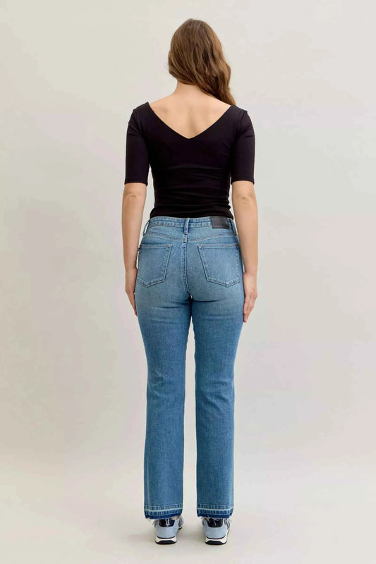 Full Size Mid Rise Slim Bootcut Tummy Control Release Hem Jeans Plus Size cdcb5fe0-2b58-4974-ab7d-10cf9041f5df-Max-Origin