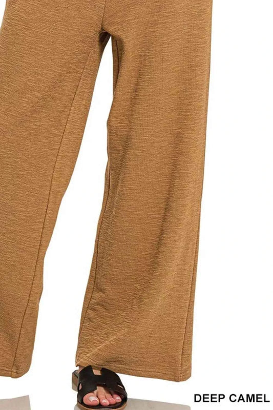 Cotton Slub Wide Leg Pants cdde807b-e06a-471b-af00-3378b2453aa7-Max-Origin