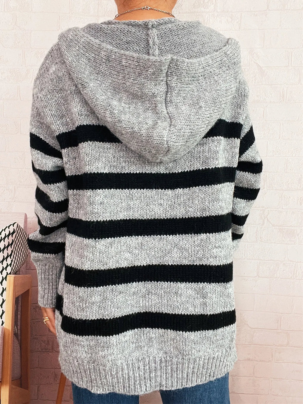 Striped Button-Up Hooded Cardigan cdedcf54e6a74408aeb2aa8f11901ca0-Max-Origin