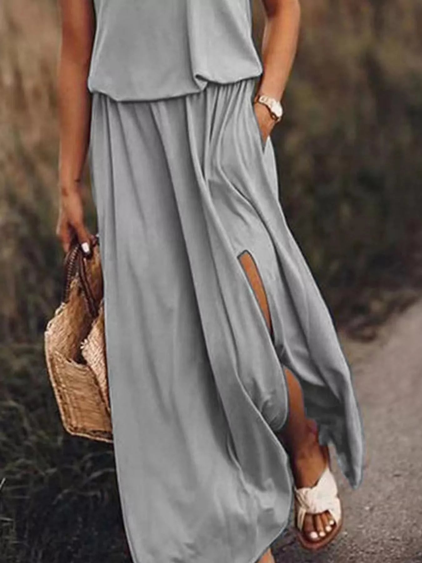Full Size Round Neck Sleeveless Slit Maxi Dress Plus Size cdf5ace9-61f3-49c0-b641-9cdaf351d5c5-Max-Origin