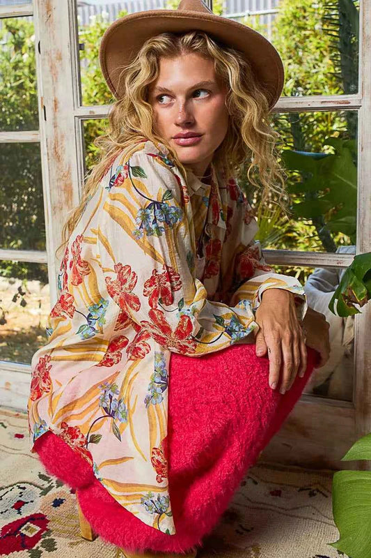 Floral Print Button Down Long Sleeve Shirt ce289520-4fe2-4ea8-9900-f9f9422eccfd-Max-Origin