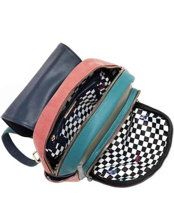 Nicole Lee USA Cat Eco-Leather Convertible Backpack Bag ce3f7b19-7188-490c-81fa-f58d1b344e87-Max