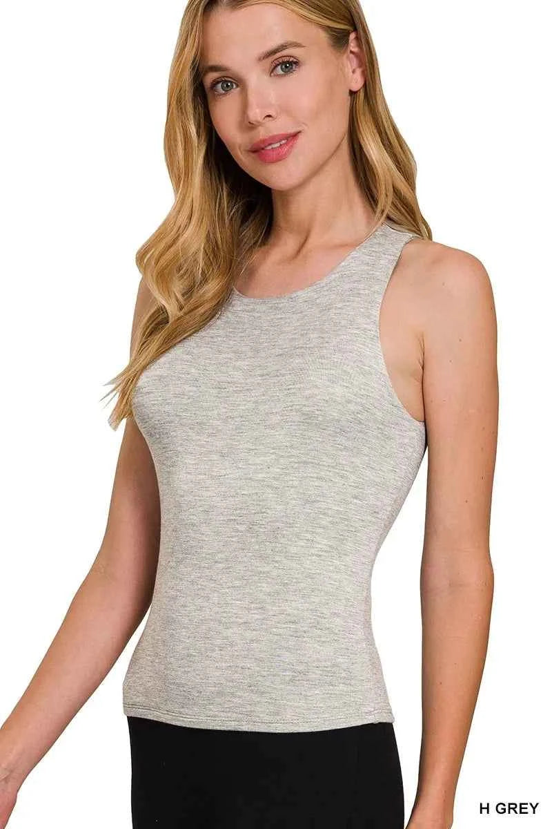 Zenana Premium Rayon Double Layered Round Neck Tank Top H GREY ce40a4421350486e898cc09c37f4f0c2-Max-Origin