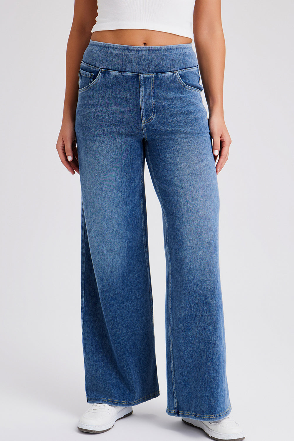 Ashleigh Blue Pocket High Waist Wide Leg Jeans ce4b3be30f1317f9