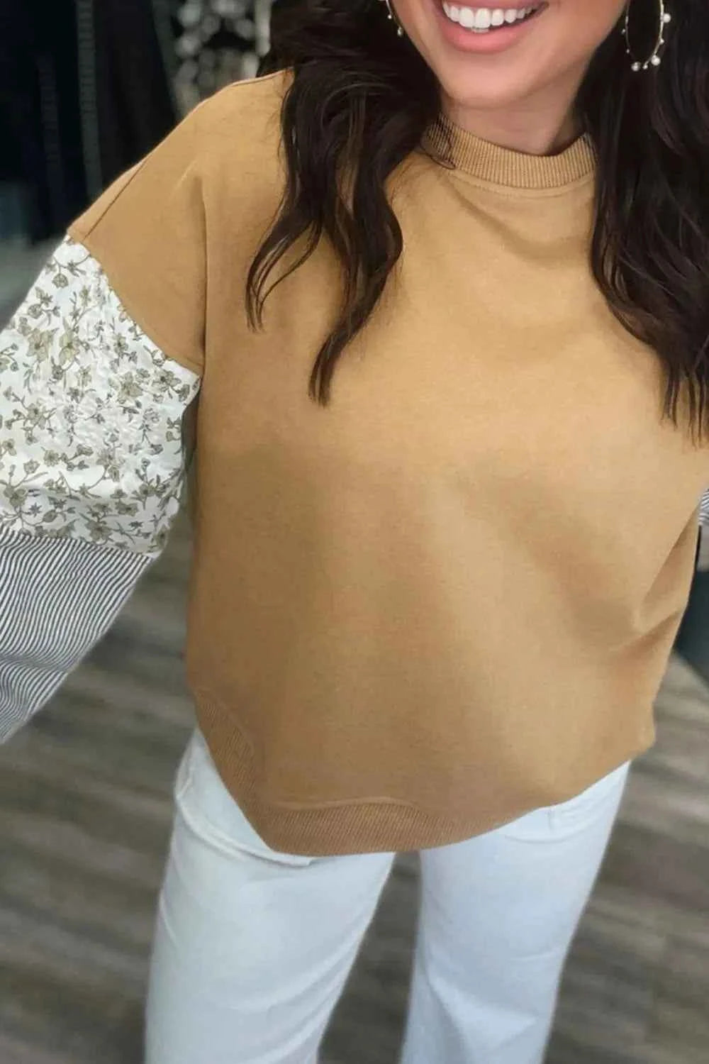 Color Block Long Sleeve Sweatshirt ce5187ed-9abf-4715-9af9-f112358ccd95-Max-Origin