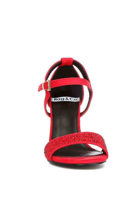 Navoli Rhinestones Embellished Sandals ce7d416d-6529-4274-a821-7fa06cef7604