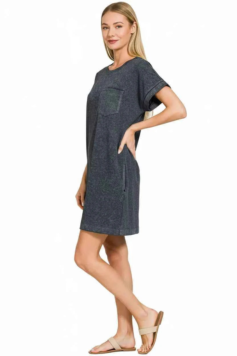 Zenana Premium Cotton Washed T-Shirt Dress ce8ef99f-37f0-459a-98d5-c1830358e474-Max-Origin