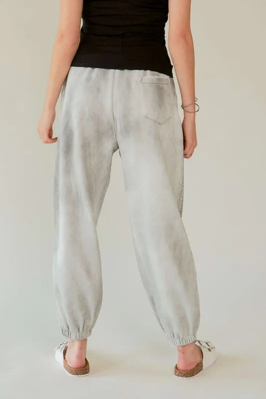 Rhinestone Elastic Waist Joggers ce9eb083-f754-435f-b9ae-7ddc374fc2a2-Max