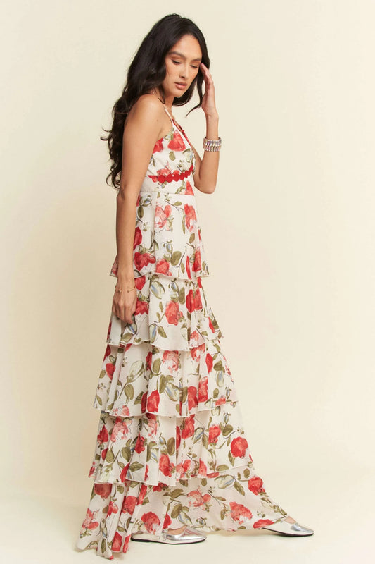 Contrast Ring Lace Layered Ruffle Maxi Cami Dress ceb718939aa64b539c026060cb8a8f38-Max-Origin