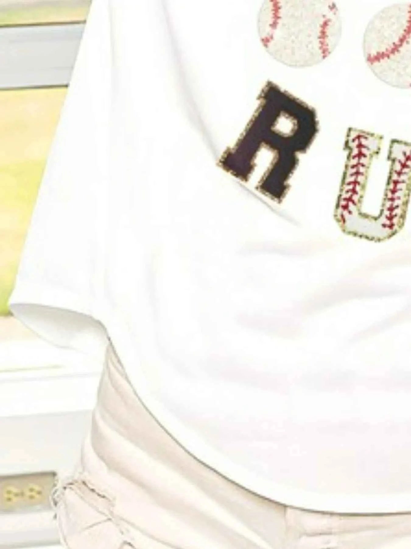 BiBi Baseballs Homerun Letter Washed Short Sleeve Top cecbf5a0-e098-41df-bbb8-5631d5b42344-Max-Origin