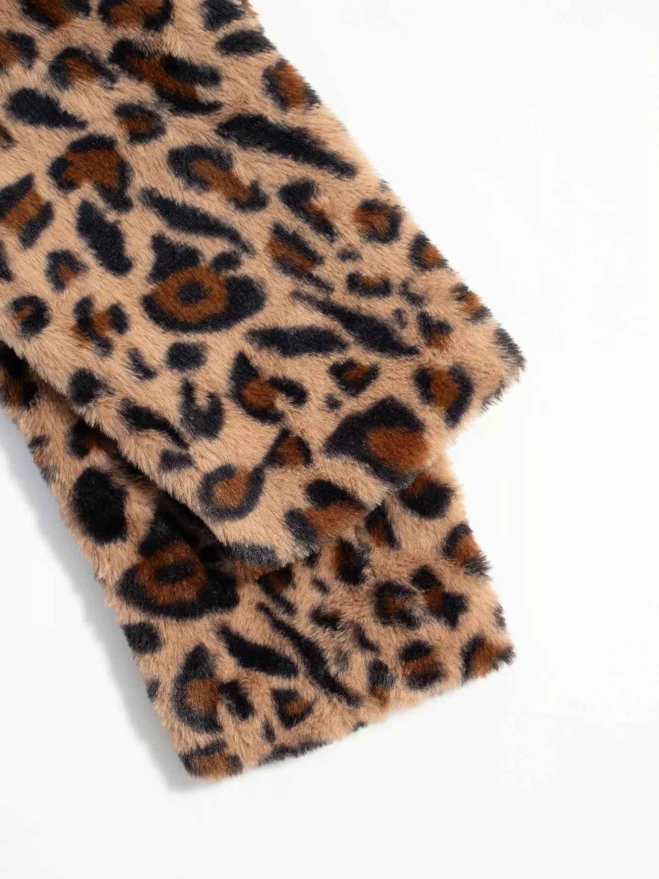 Leopard Print Faux Fur Longline Coat cedbce647a5441b981dd57667ad99c0a-Max-Origin