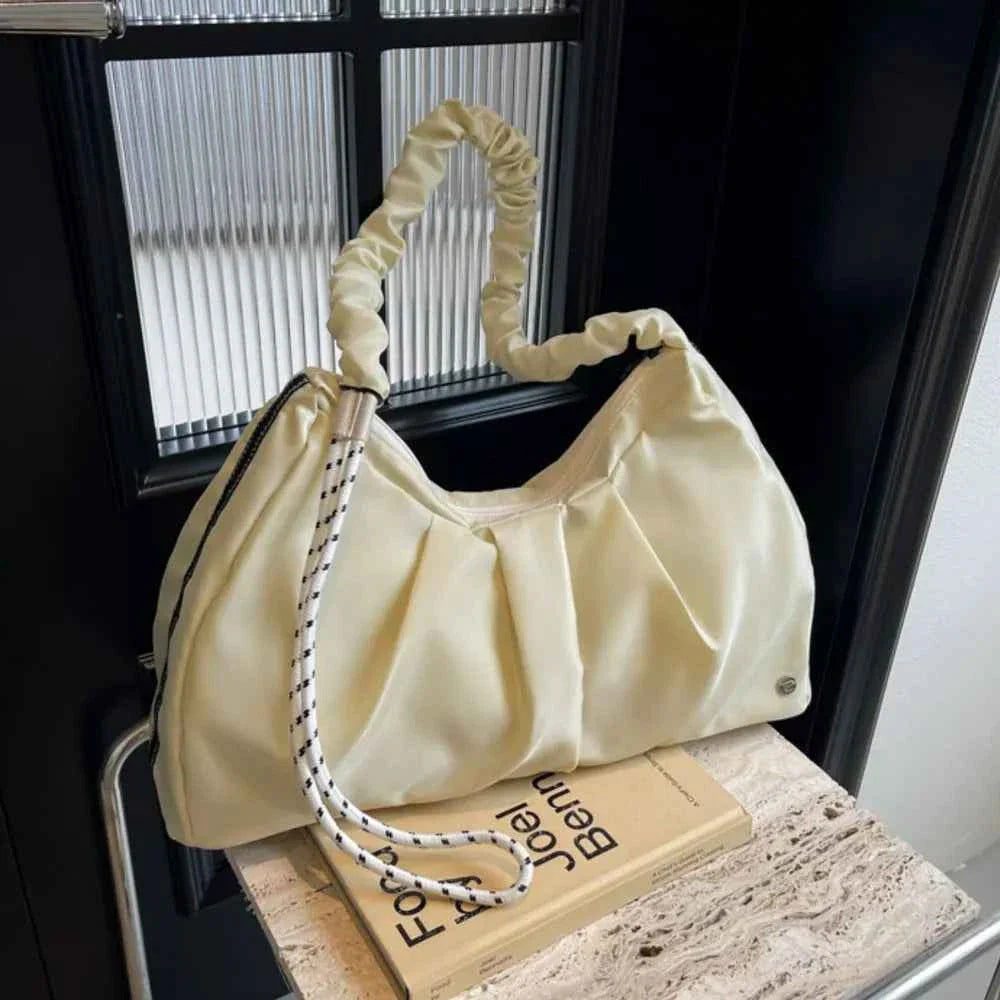 Ruched Large Tote Bag cefb57e0-06ed-448f-a941-f94c4e729446-Max
