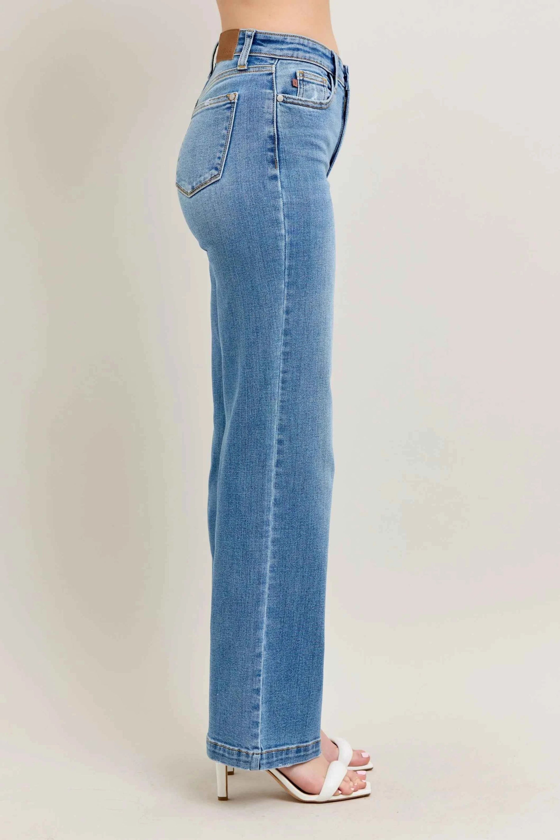 Judy Blue Full Size High Waist Straight Jeans Plus Size cefe746378a44d37abe9ecbe490d019a-Max-Origin
