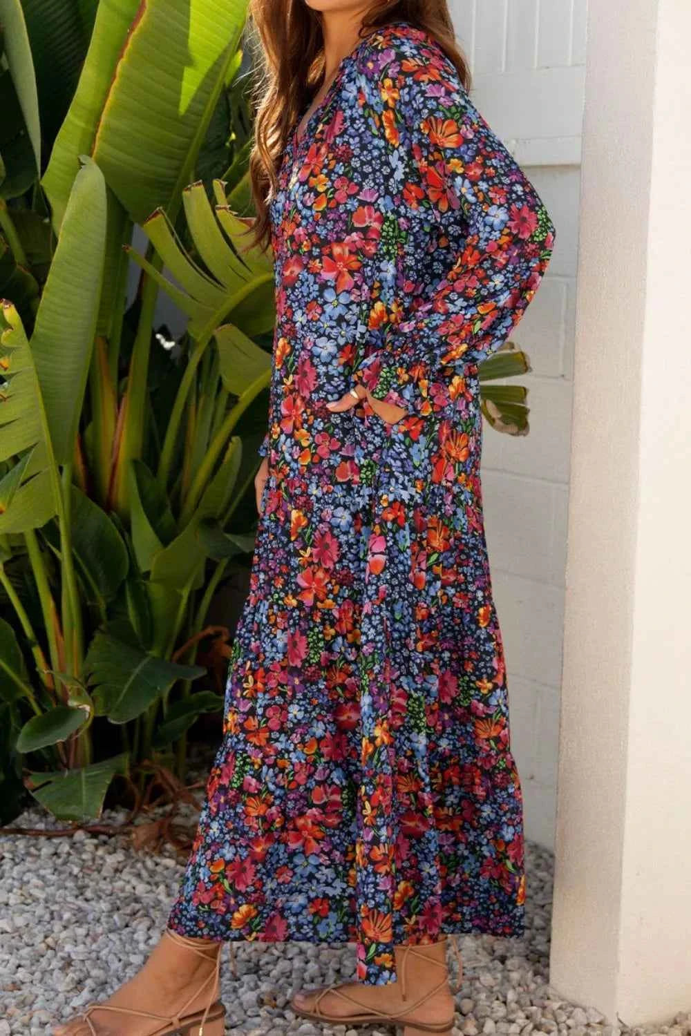 Floral Notched Flounce Sleeve Maxi Dress cf14bae0-2e64-4f1f-8cfa-32253f633c19-Max-Origin