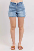 Judy Blue Mid Rise Denim Shorts MD cf32a477-1db6-4d3b-8950-6edea46b4105-Max-Origin