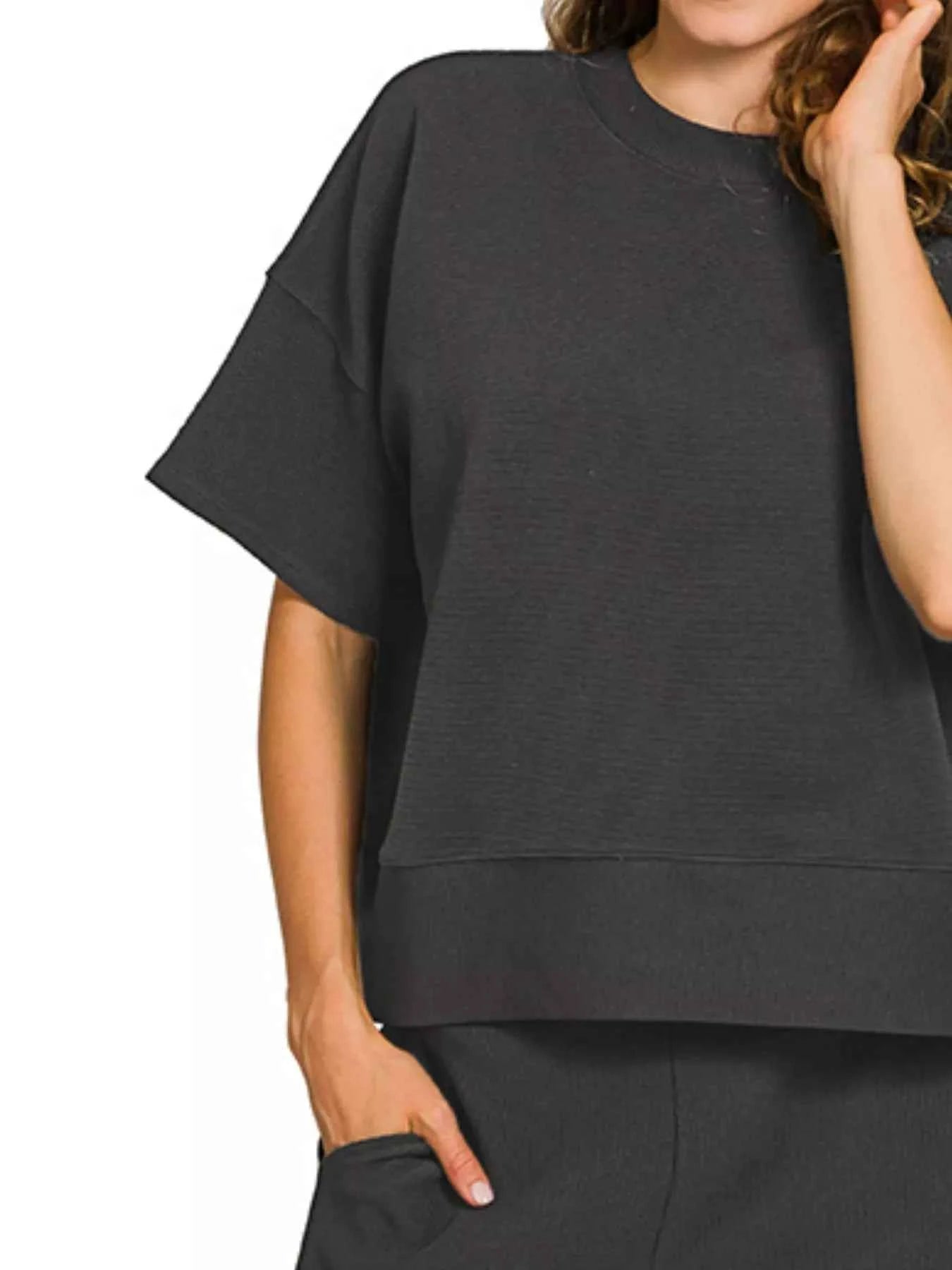 Zenana Ribbed Round Neck Tee & Pants Set cf42295b-d6bf-4085-abc1-40379aa4bbd7-Max-Origin