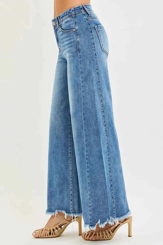High Rise Ankle Wide Jeans cf7e0df2-feef-4d37-a49e-74c4f88d42d2-Max-Origin
