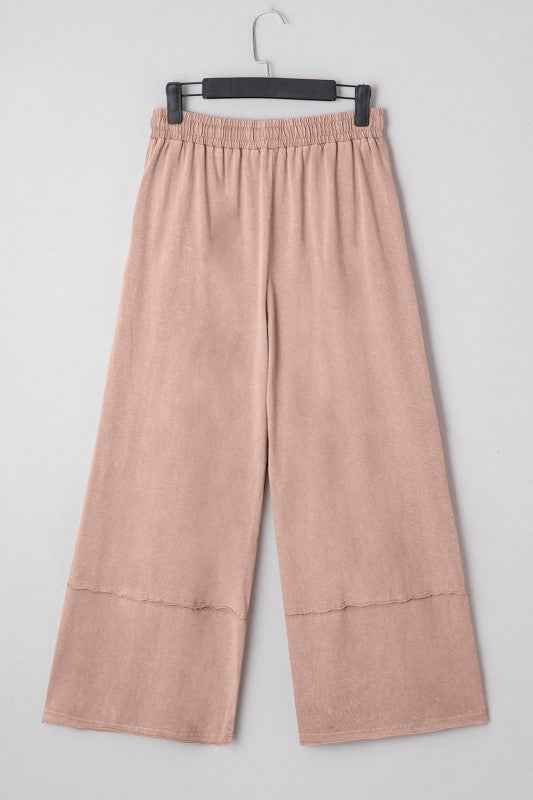 Floral Patch Mineral Wash Terry Knit Pants cfc8e252-edd4-4d2f-a619-1361d5f2a54e