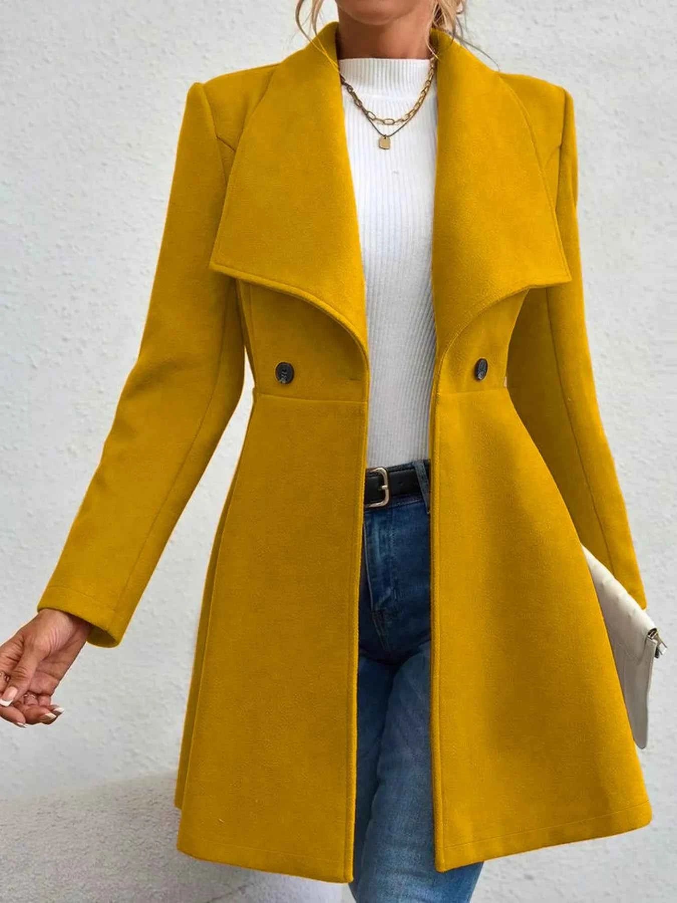 Double-Breasted Wool Blend Coat cff65bf0c807493ca269cda6aa43df91-Max-Origin