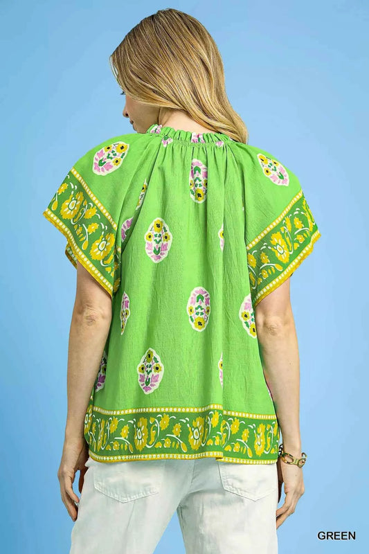 Boho Bloom Border Top d018cb9a-4f7e-45a3-80b1-58eecb8604d3-Max-Origin