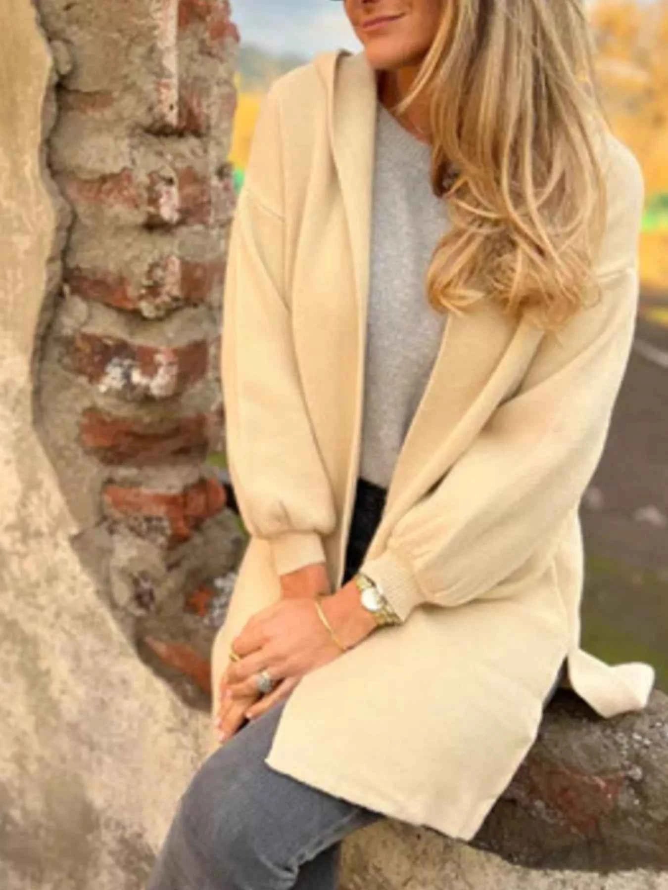 Full Size Open Front Hooded Cardigan Plus Size d02da572-0065-4a37-8d4d-a59c19429177-Max-Origin