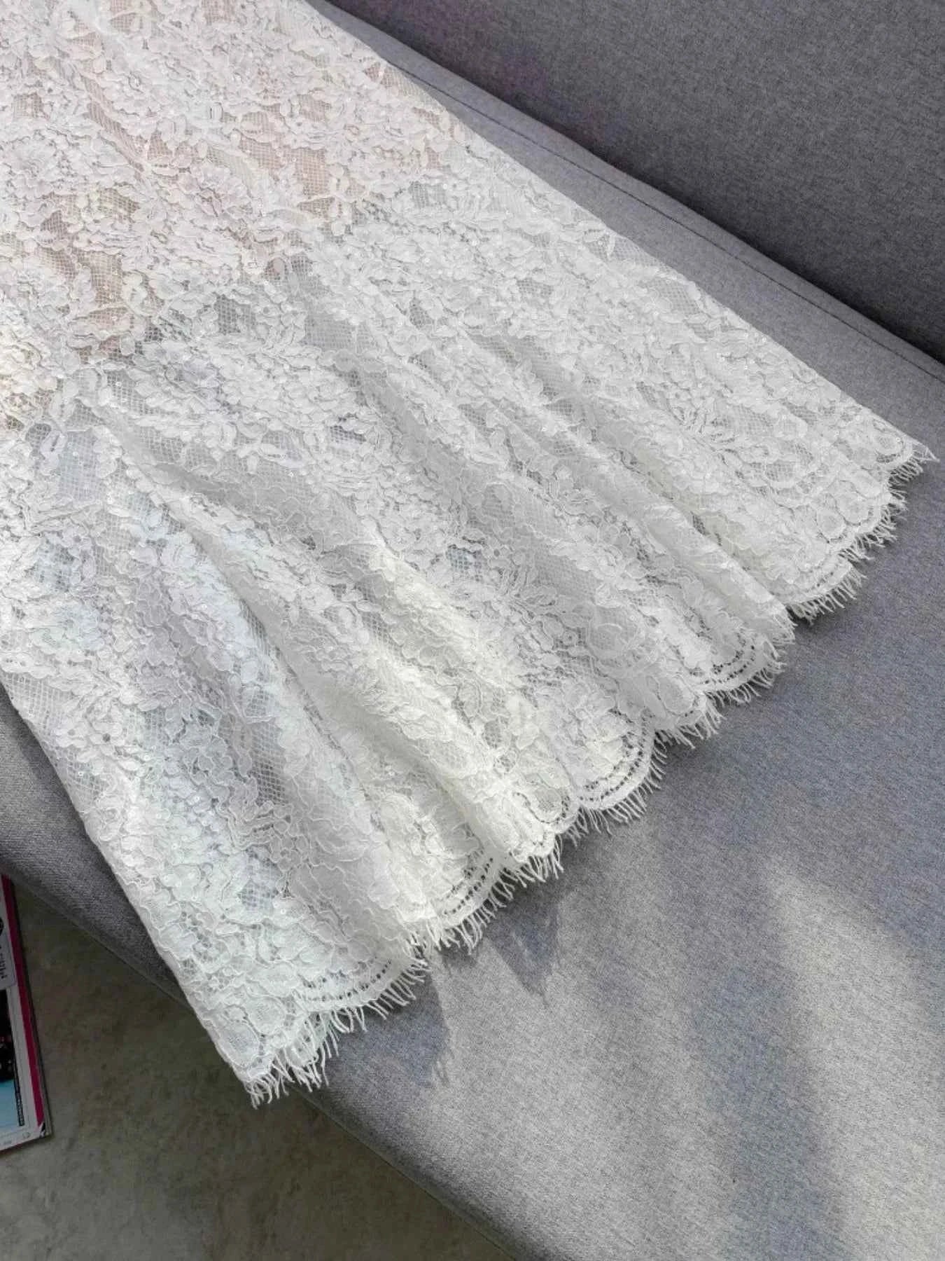 Lace Snap Down Top and Skirt Set d03085ec-88d6-4b90-8be3-482f975cc1c2-Max-Origin