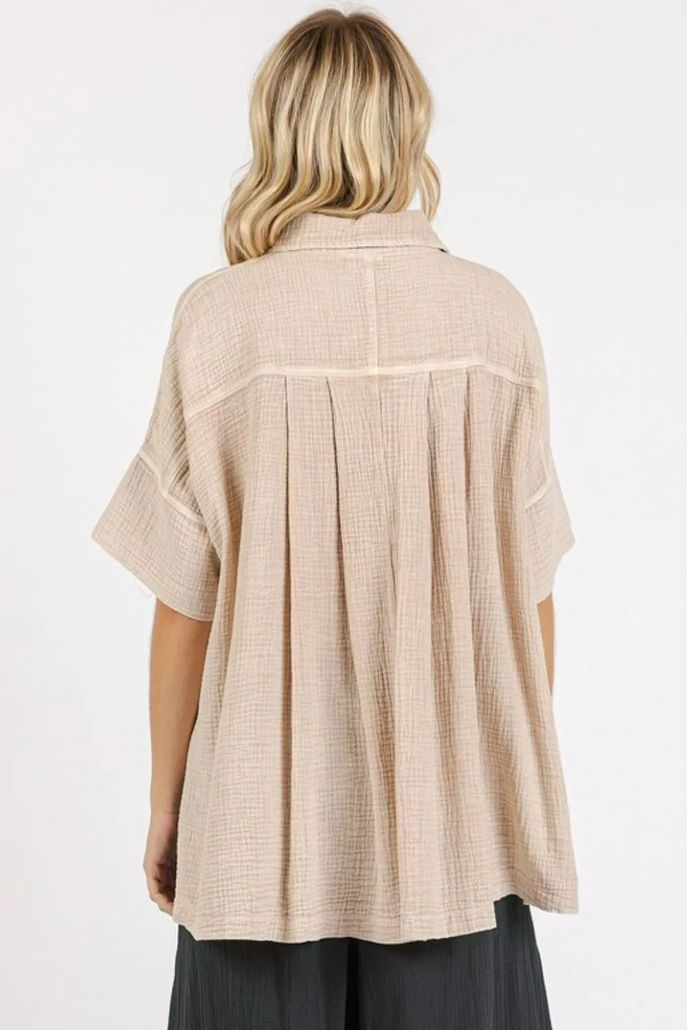 Mittoshop Mineral Wash Gauze Oversized Short Sleeve Shirt d0dbf9eb-ff53-4f06-89d5-8af477bcc147-Max