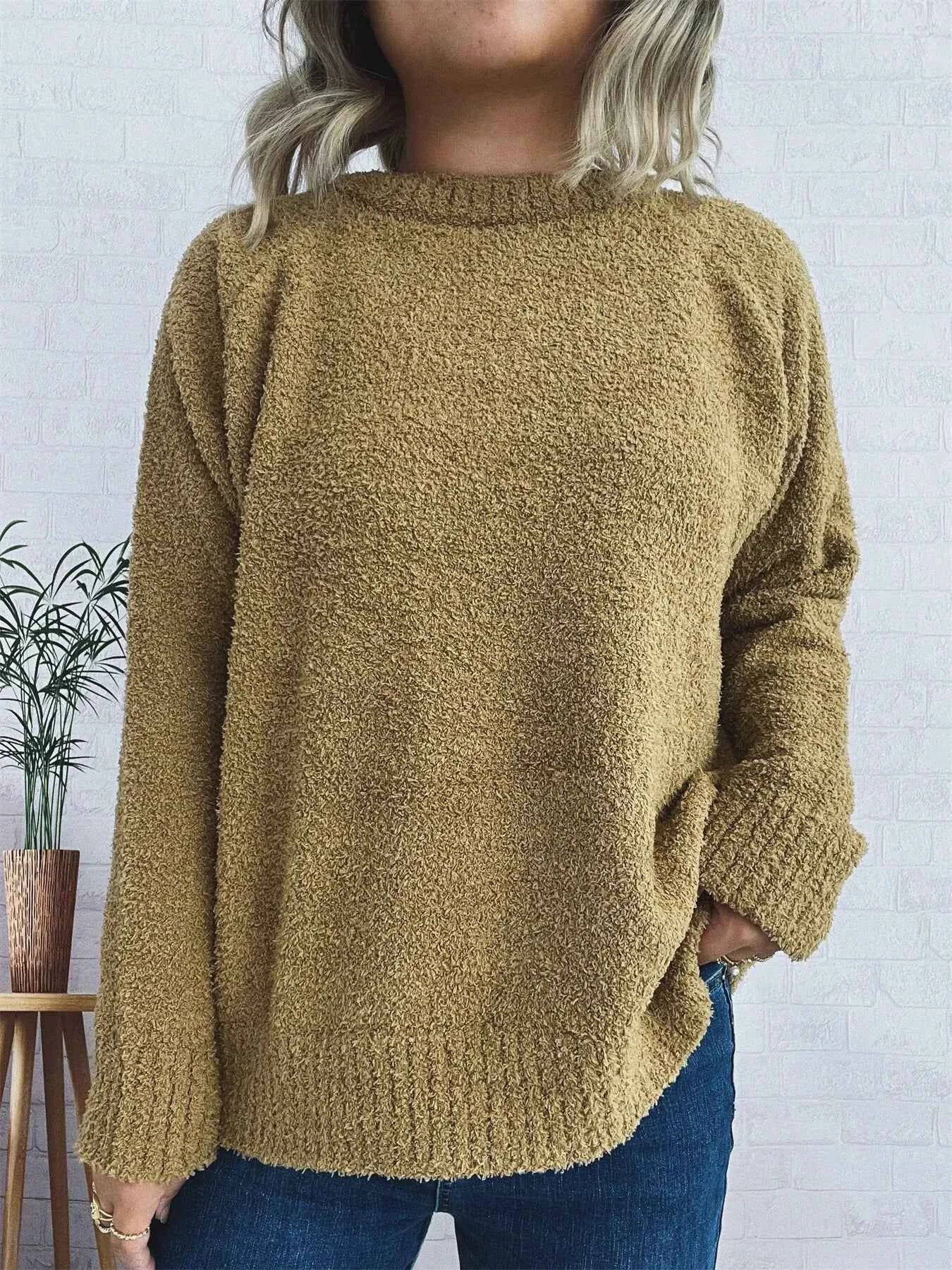 Round Neck Raglan Sleeve Sweater d0e23dd91d07470ba552956b66bacf2d-Max-Origin