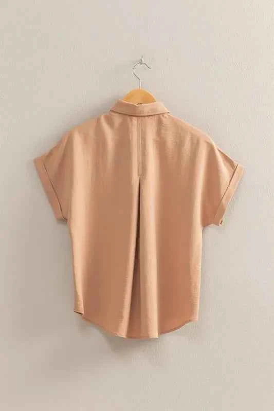 HYFVE Button Down Collared Neck Short Sleeve Shirt d0ff66c263964f3aa3b63240b84081b2-Max-Origin