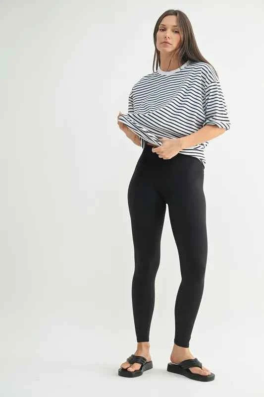 MONO B Coastal Cotton Striped Oversized Crewneck T-Shirt d11019bf55d040d0a60a054dde2bb465-Max-Origin