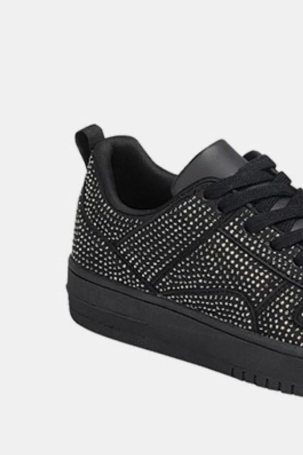 Forever Link Rhinestone Platform Flat Sneakers d110eaa8-b766-47d1-9905-c0c9aa5d55cc-Max