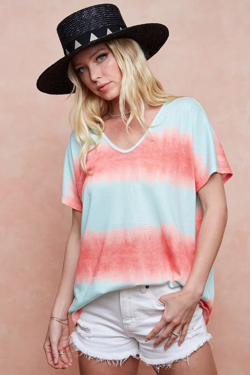 BiBi Tiedye Printed Hacci Knit Top d15ccbd845c34cdb964045dfd0f0e921-Max-Origin