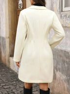 Lapel Collar Long Sleeve Longline Coat d19d75c2-02e1-488e-992a-92c696ccb8e6-Max-Origin