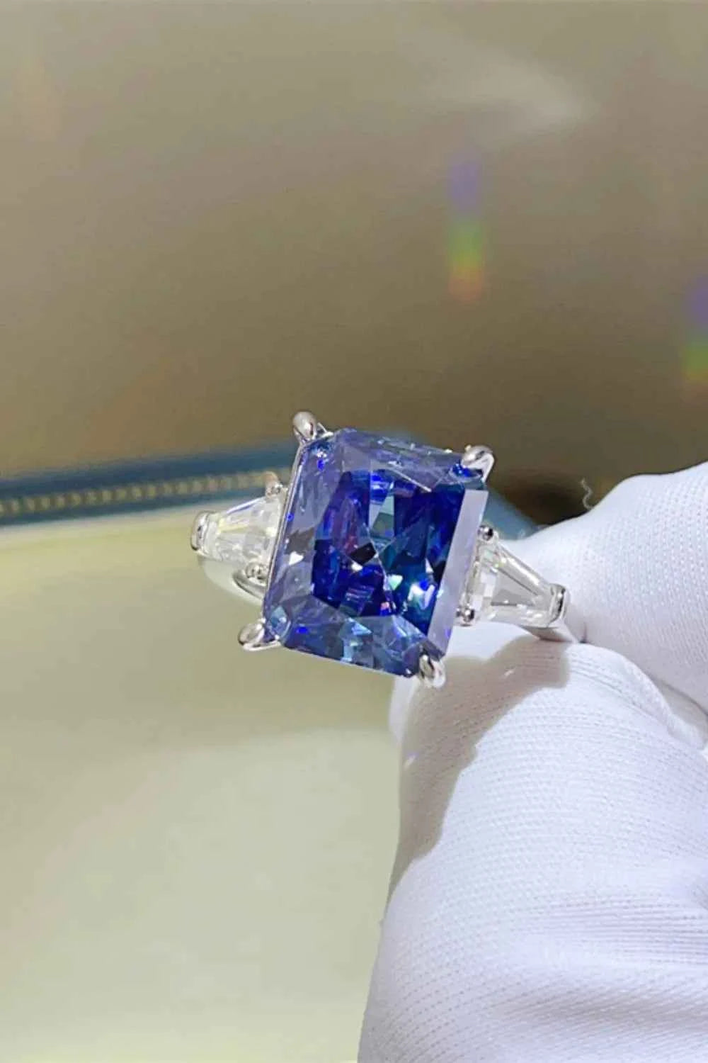 5 Carat Moissanite 925 Sterling Silver Ring d1a221df-68a7-47bb-a8cb-396d37da11d8-Max