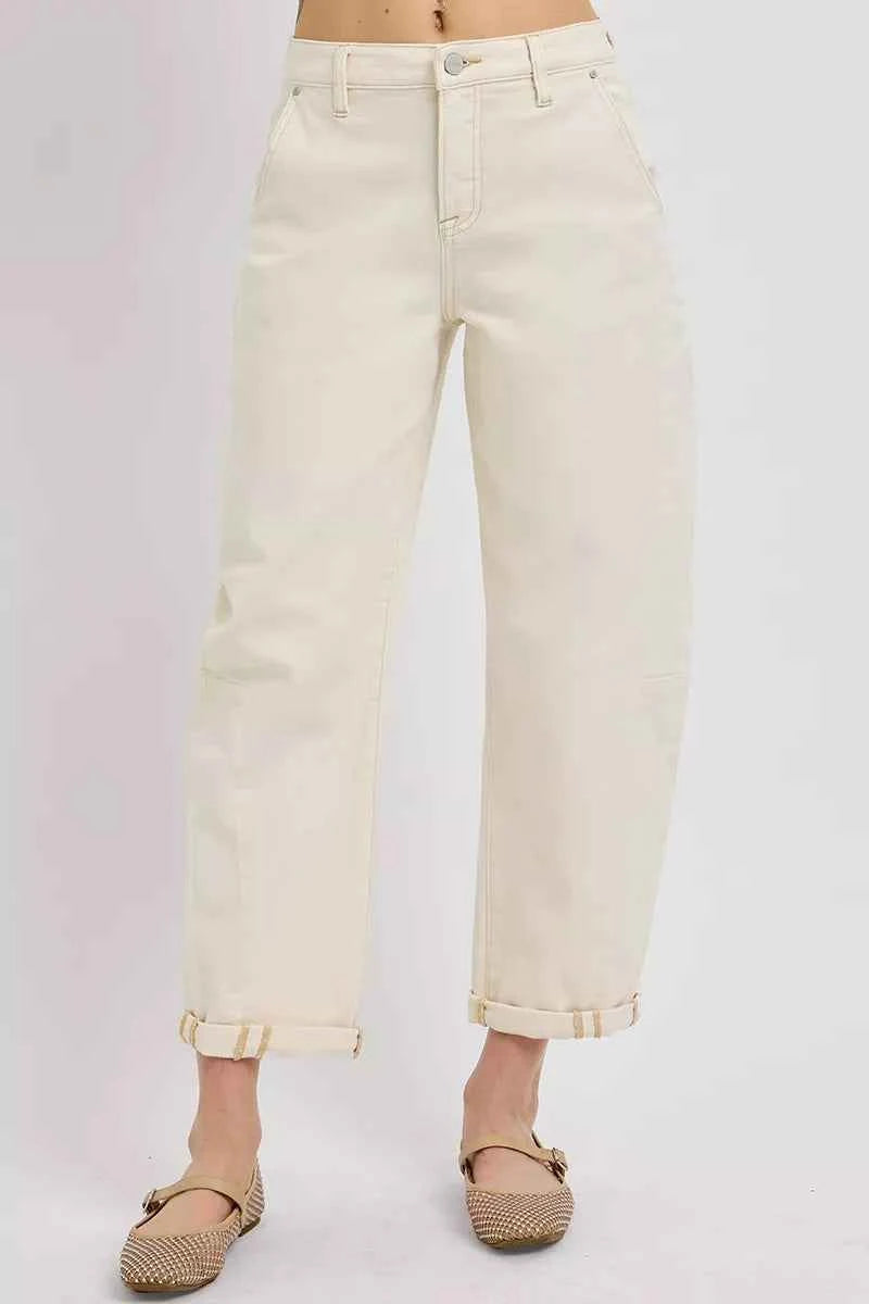 RISEN High Rise Relaxed Barrel Cuffed Jeans d1c98a6d187a479a8aa280633dfa9ce9-Max-Origin