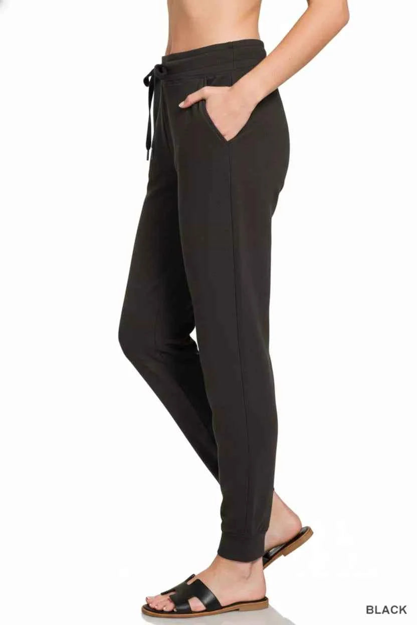 Zenana Drawstring Scuba Joggers with Pockets d2095c5a-5080-469c-8e09-f0a02ac4b842-Max-Origin