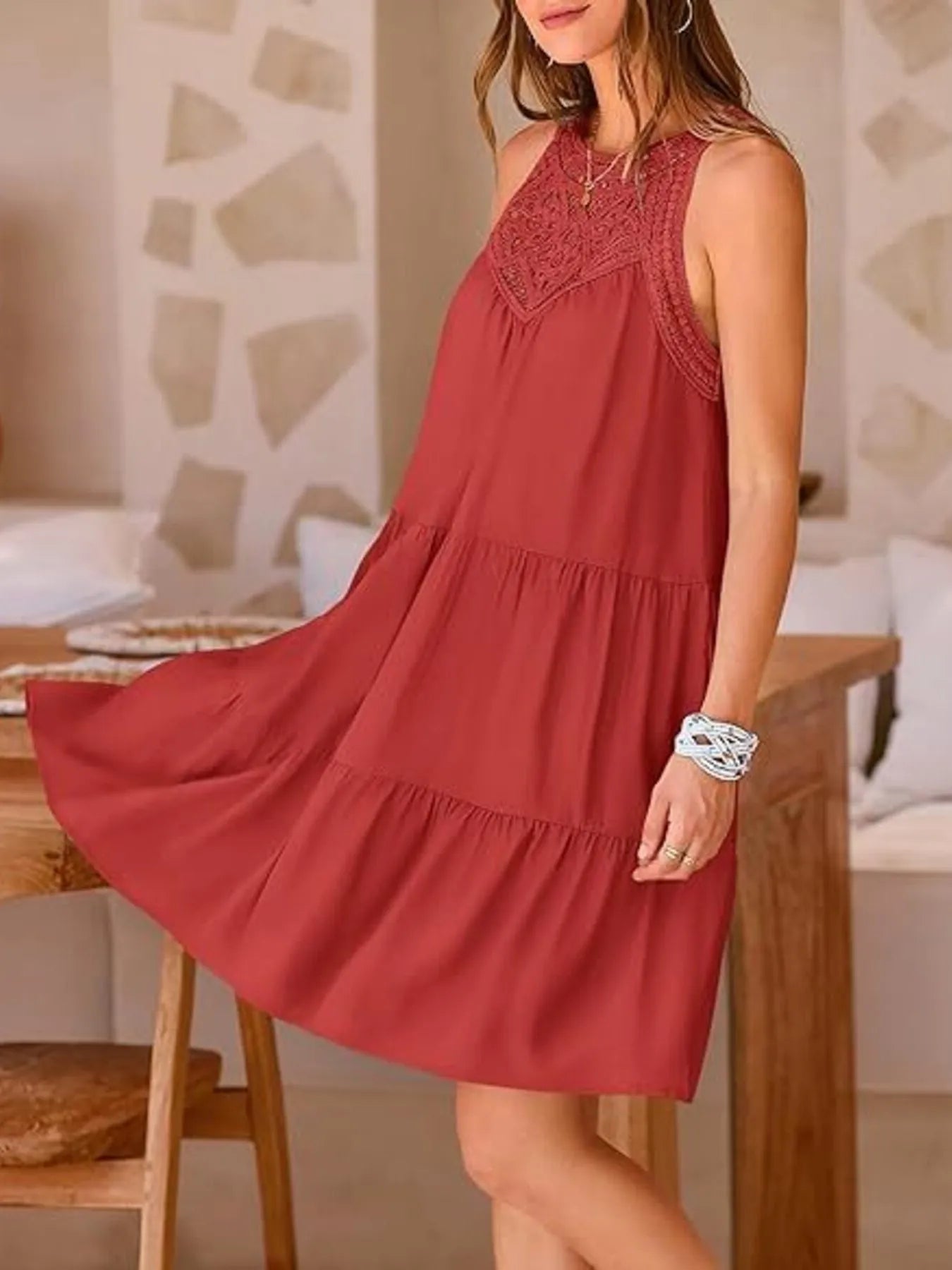 Crochet Lace Tiered Summer Dress d21385372e1941219bf06a2de7ccc253-Max-Origin
