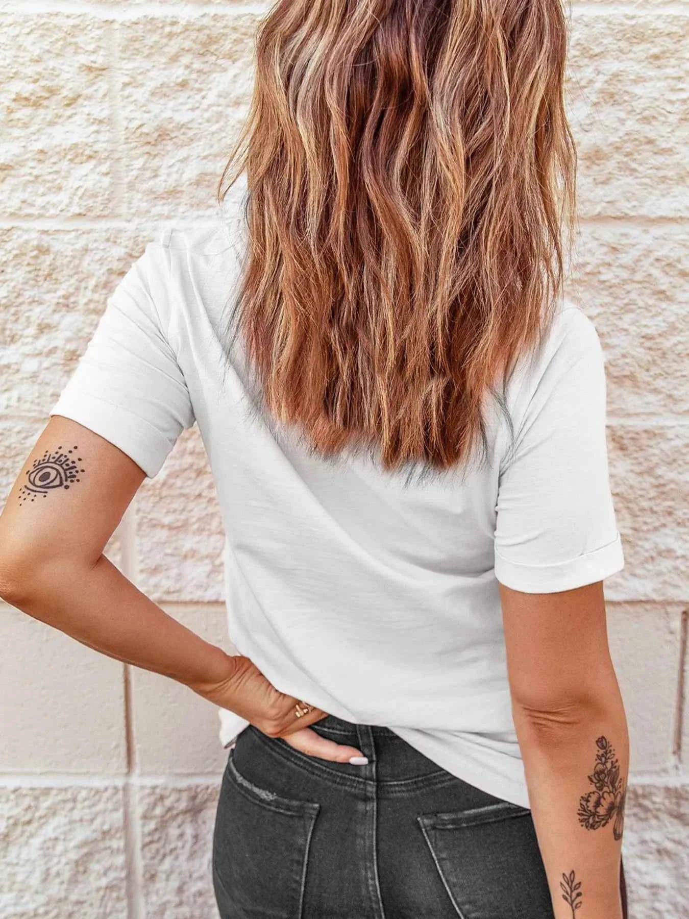 Bowknot Western Round Neck T Shirt d23d98ae63ee464285daec392bdb2859-Max-Origin