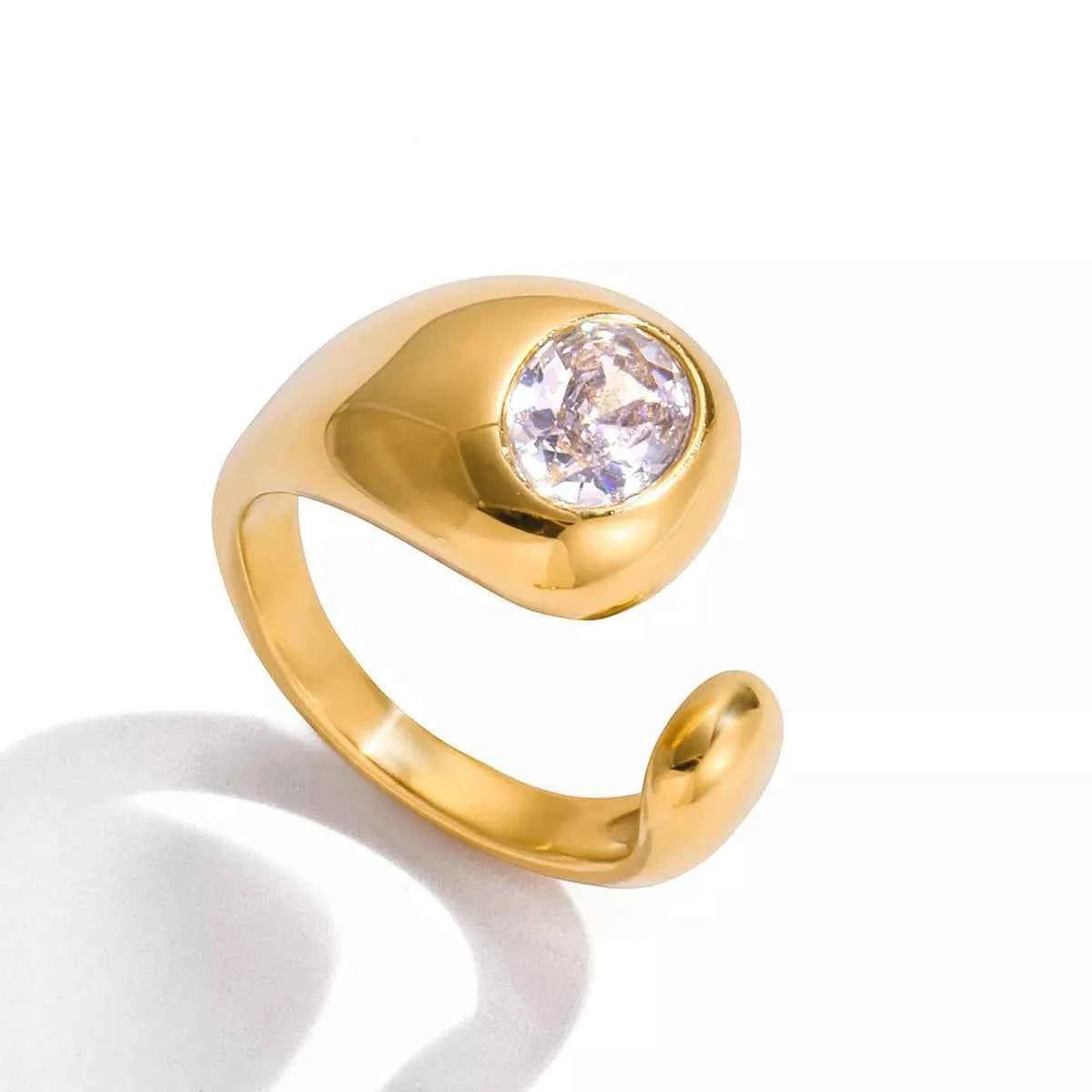 18K Gold-Plated Rhinestone Open Ring d26b3660-3bfa-4f0b-8b5e-1edc00539424-Max-Origin