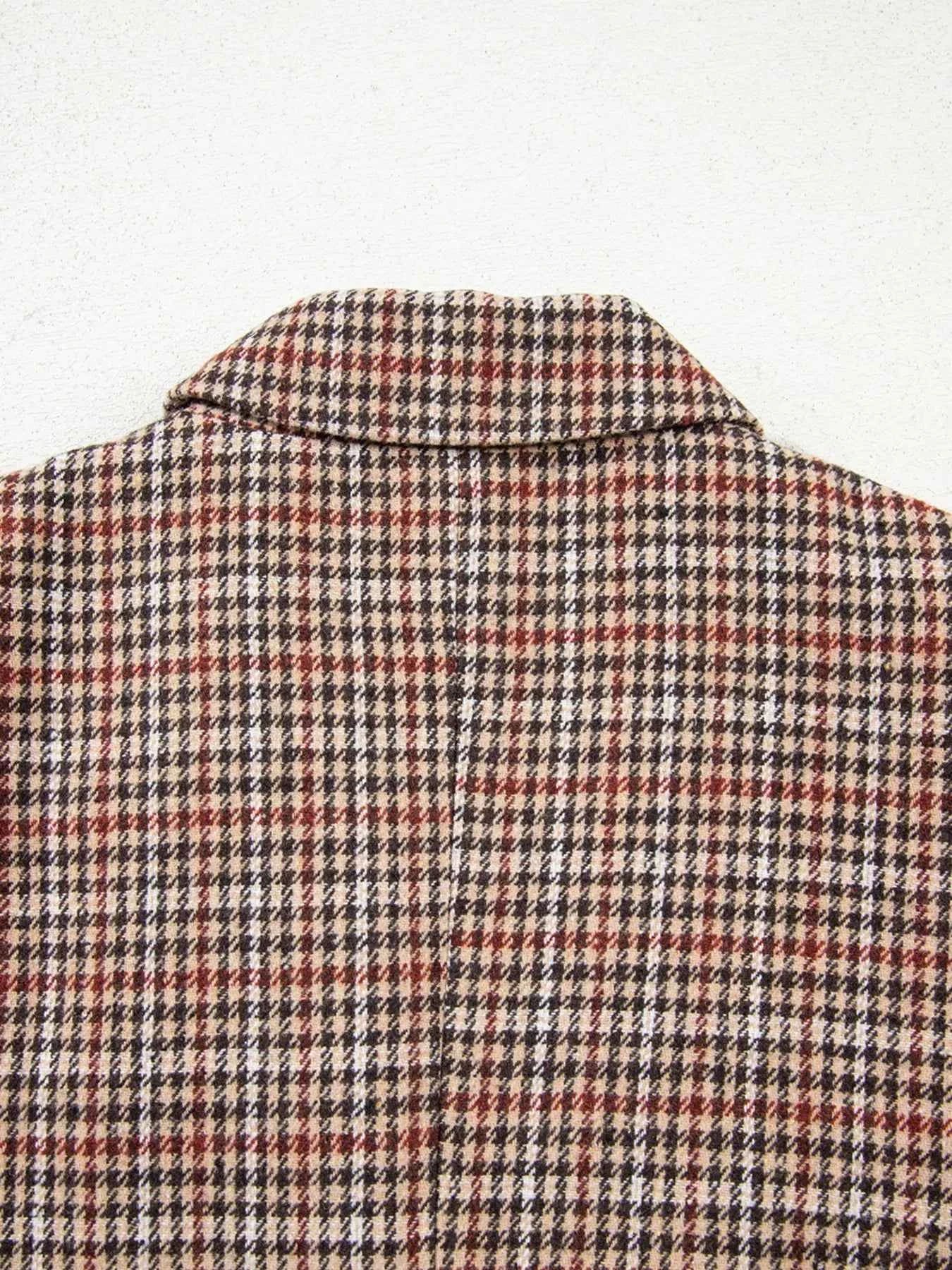 Houndstooth Lapel Collar Blazer d27f134dc5f14417a44f4d7ae734e219-Max-Origin