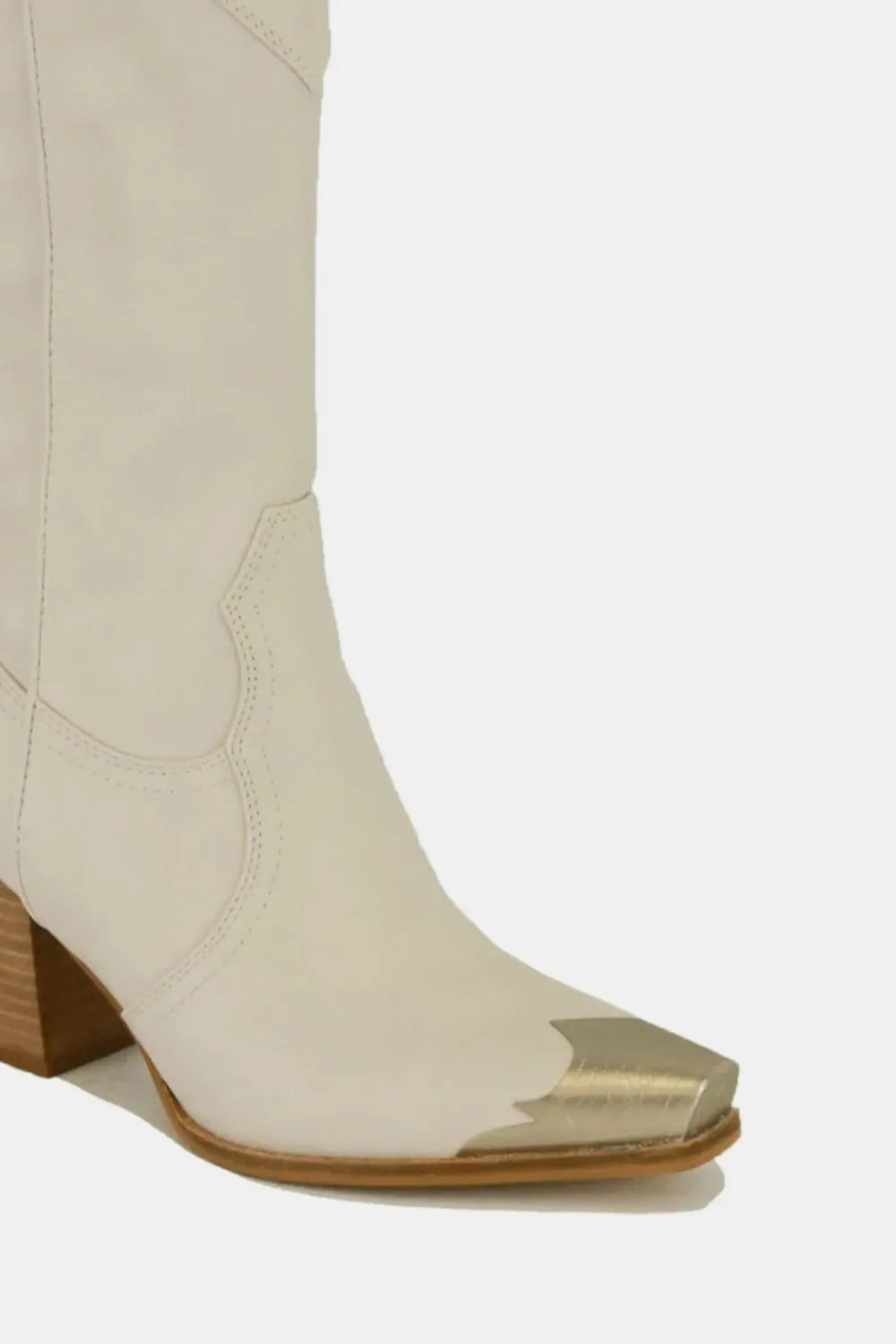 Beast Fashion Metal-Toe Block Heel Ankle Boots d2895809-2bc0-4aa1-bf87-294a5856a634-Max